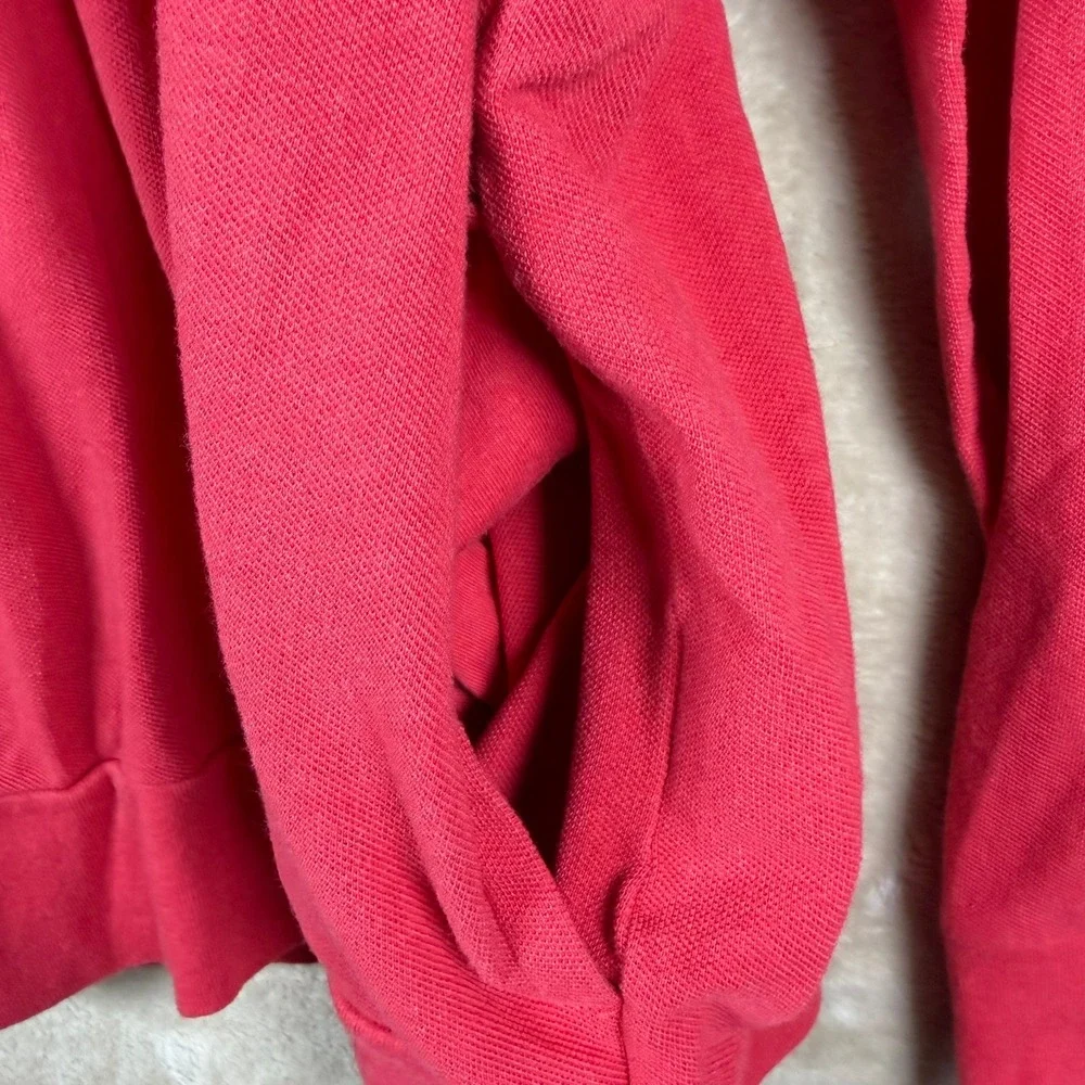 Polo Ralph Lauren Red Long Sleeve 1/4 Zip Pullover Blue Pony Casual Layering XL‎